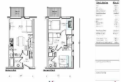 Lot Plan 2-Bed Duplex (A)